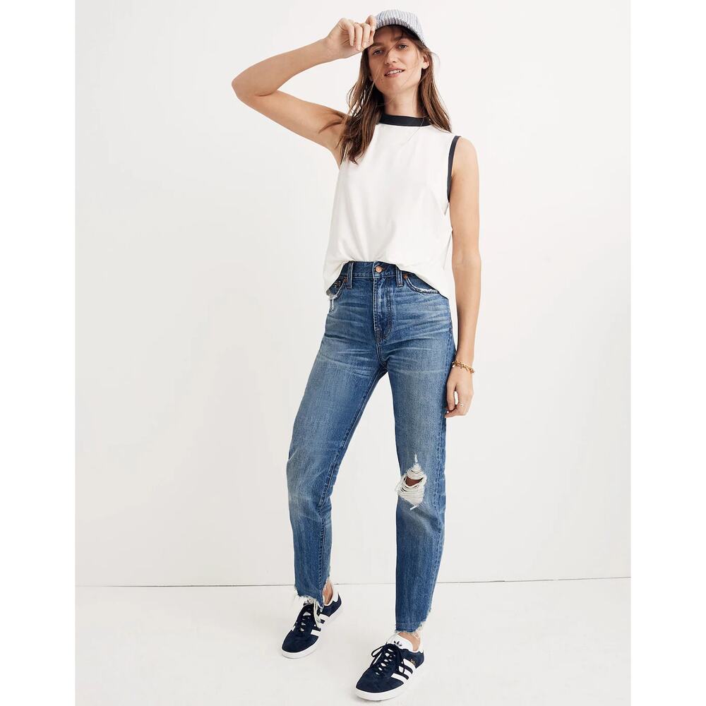 Madewell The Perfect Summer Jean: Destructed Edition Denim Jeans | Size 25